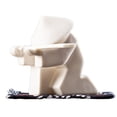 thumbnail image 1 of Quemador de incienso Sunnimix Samurai Knight Cerámica Estatuilla para Yoga Hogar Blanco, 1 of 8