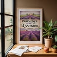 thumbnail image 6 of Provence Vintage Poster – Lavender Fields Illustration - Provence-Alpes-Côte d'Azur France Illustration Travel Poster Countryside Scenic Floral Rural Oak Framed Wall Art Print 20 x 30 inches, 6 of 59