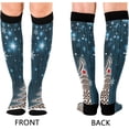 thumbnail image 2 of Coolnut Christmas Tree Compression Socks for Men & Women 1 Pack, Knee High Stockings for Running, Sport, Hiking & Travel, 2 of 6