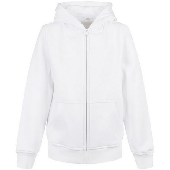 Build Your Brand Boys/Girls Basic Full Zip Hoodie