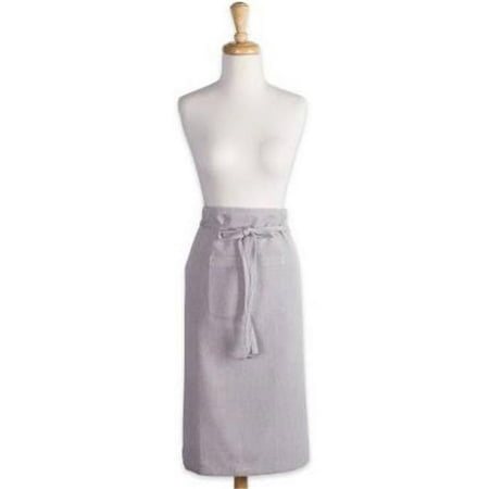 

Design Imports Stone Brown Solid Chambray Bistro Apron