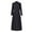 WQRG1-Black, variant on Women Clergy Robe Cassock Minister Gown Stand Collar Choir Pastor Costume Outfit Pulpit Liturgical Vestment Robe