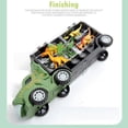 thumbnail image 6 of NimJoy Dinosaur Carrier Truck Toys for Boys 3-6 Years Girls W/3 Mutil-Color Pull Back Dino Vehicle Cars Preschool Toys Gifts to Toddler, Bonus Activity Play Mat, 6 of 8