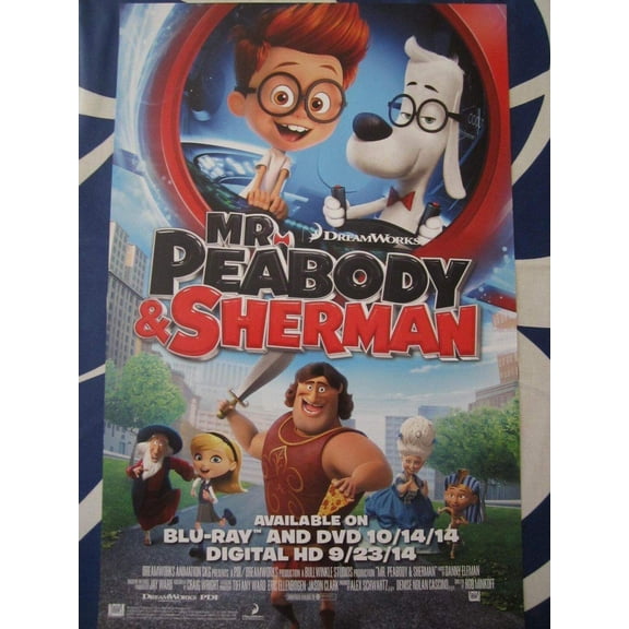 Mr. Peabody and Sherman 2014 mini 11x17 DreamWorks movie poster