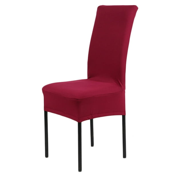 Universal Stretch Dining Room Chair Slipcovers Removable Seat Covers Wedding Party 1 Wine Red Com - Red Dining Room Chair Seat Covers Universal Stretch Dining Room Chair Slipcovers Removable Seat Covers Wedding Party 1 Wine Red Com - Red Dining Room Chair Seat Covers