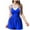 Blue, variant on Vibrex One Piece Swimsuits with Short Women Bathing Suit Swimwear Slimming Bathing Set Women's Casual Fashion Slim Solid Color Sports Bikini Swimsuit