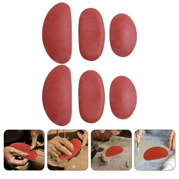 UPGRATOR 6Pcs Pottery Finishing Tool Kit for Shaping and Cutting with Fine Workmanship