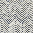 thumbnail image 2 of Indigo and Ivory Waves Throw Pillow, 2 of 4