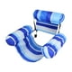 thumbnail image 1 of Flotación Piscina Inflable La Silla Tumbona Flotante para Diversión Del Verano (rayado) Azul, 1 of 9