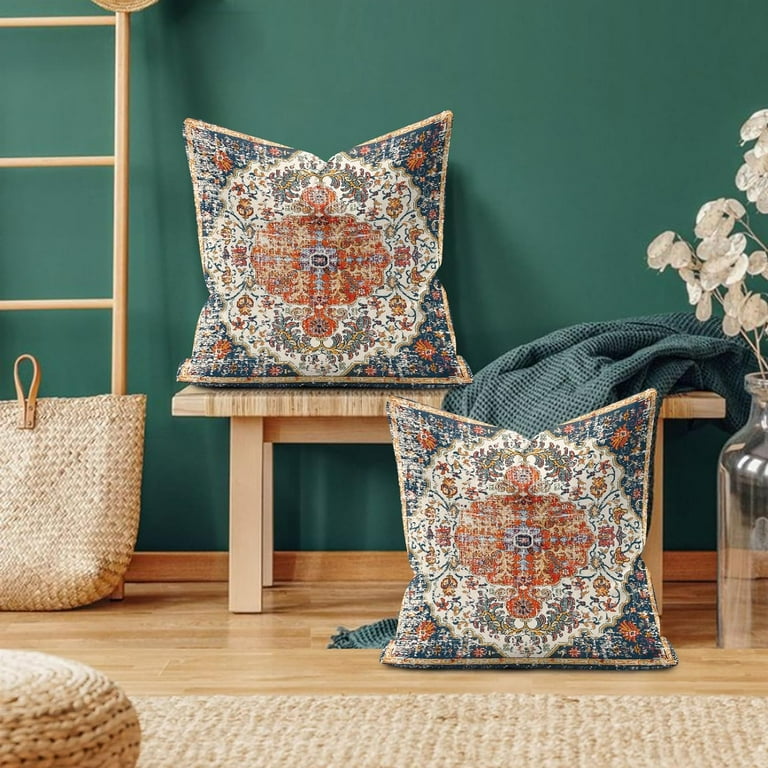 Boho pillow covers 18x18 sale