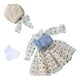 thumbnail image 2 of Vestido de muñeca ,Conjuntos de accesorios de ropa para muñecas para niñas de 12 pulgadas,Vestido de muñeca para niña,accesorios de disfraces para muñecas,Muñeca pequeña grande,ropa, 2 of 8
