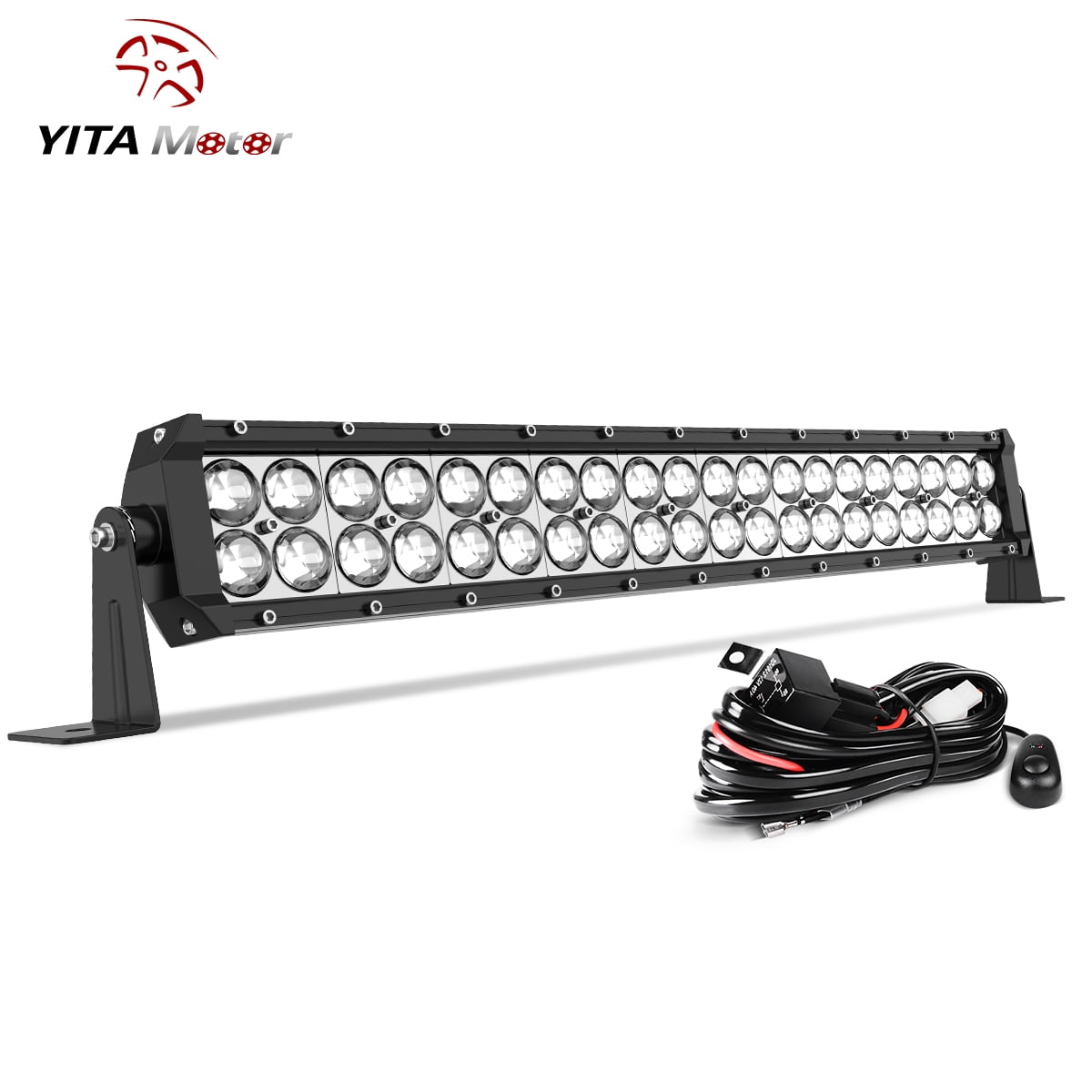 24inch 280W LED Light Bar Curved Spot Flood Offroad Ford Truck 4WD ATV Boat 22'' 