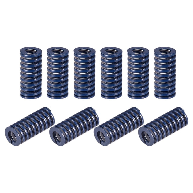 Troquel Resorte, 20uds 16mm OD 35mm Largo Espiral Estampado Liviana Carga Compresión Troquel Resortes para 3D Impresora Eléctrica Pieza, Azul