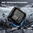 thumbnail image 4 of Getino Compatible with Apple AirPods 4 & AirPods Pro 3 Case Cover with Phone Stand, Magnetic Lock & Cleaning Kit, 4 of 9