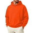 thumbnail image 2 of VBVC Men's Long Sleeve Hoodie with Pockets , Fall Stretchy Pullover Sweatshirt For Men, S-4XL, 2 of 5
