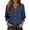 Navy, variant on Staron Spring Summer Fall Button Up Cardigan for Women 3/4 Sleeve V-Neck Casual Loose Shirt Jacket Top, Navy XL