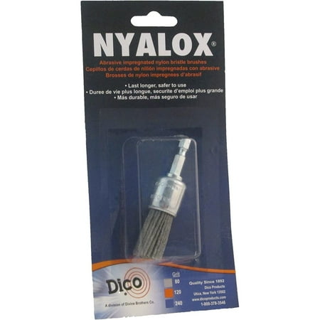 

LeCeleBee 541-775-3/4 Nyalox End Brush 3/4-Inch Grey 80 Grit Last up to (10) times longer that wire brushes