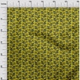 thumbnail image 2 of oneOone Silk Tabby Fabric Leaves & Floral Block Printed Craft Fabric BTY 42 Inch Wide, 2 of 4
