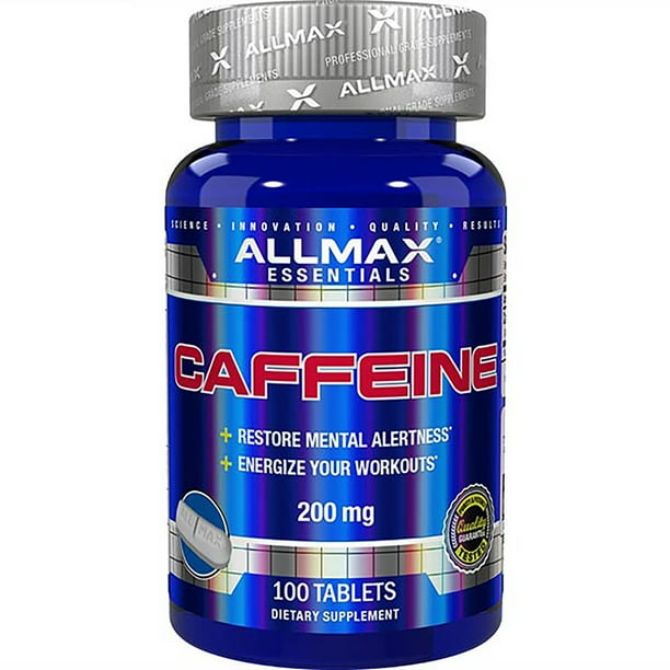 ALLMAX Nutrition Caffeine Pills, Sustained Energy & Pre Workout