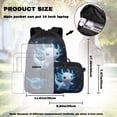 thumbnail image 4 of Yspwyqan Kids Backpack Set for Boys Ages 8-12, Sea Bubble Blue Axolotl Backpack and Lunchbox Set with Water Bottle Bag, Large Capacity Front Pocket Adjustable Straps Schoolbag, 4 of 7
