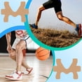 thumbnail image 4 of Lsupdaol 8 Pcs Precut Kinesiology Tape for Ankle Cotton Breathable Elastic Athletic Tape Pain Relief Minimize Ankle Sprain Provides Support and Stability for Ligament and Muscle Marathon Use(Beige), 4 of 11