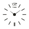 thumbnail image 1 of Cateissary Reloj de pared, espejo acrílico, pegatinas de autoensamblaje, decoración del hogar, moderno, silencioso, grande, sin marco, para oficina Decoración del hogar Cateissary HA082529-00, 1 of 6