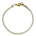 thumbnail image 5 of New Fashion Tennis Chain Bracelet Female 18/21cm 14K Yellow Gold Cubic Zirconia Iced Out Bracelet For Women Jewelry, 5 of 5