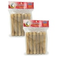 thumbnail image 2 of Pressed Rawhide Bones for Dogs (2 Pack) - 8 Inch Long Lasting Chews, 12 Total Bones - All Natural, Heavy Duty for Aggressive Chewers, 2 of 2
