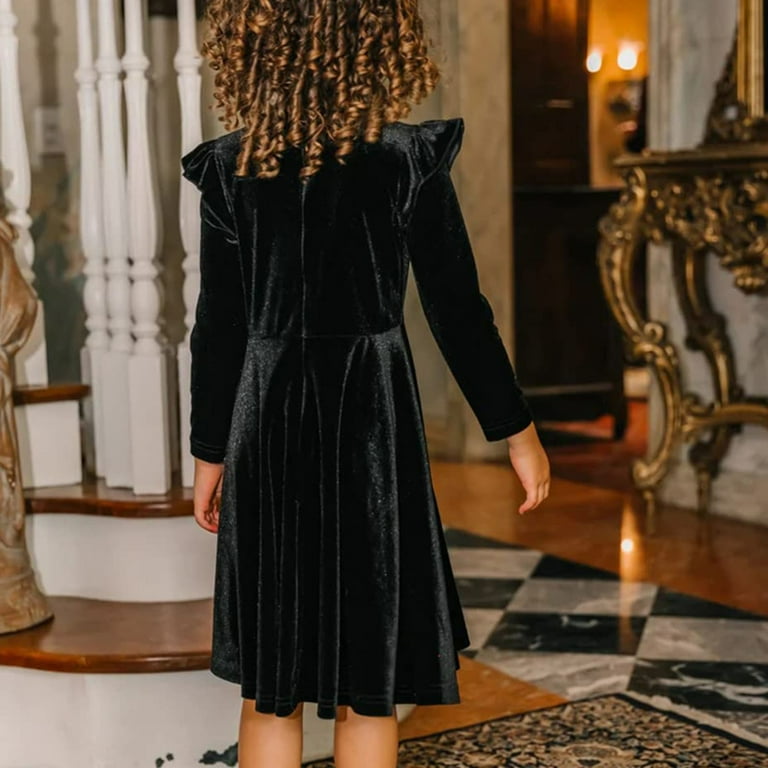 velvet dress winter outfit Velvet Dresses: The Perfect Modest Winter Staple