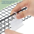 thumbnail image 3 of Uxcell mm Label Holder with Clip for Wire Shelf, Pack 50, 3 of 6
