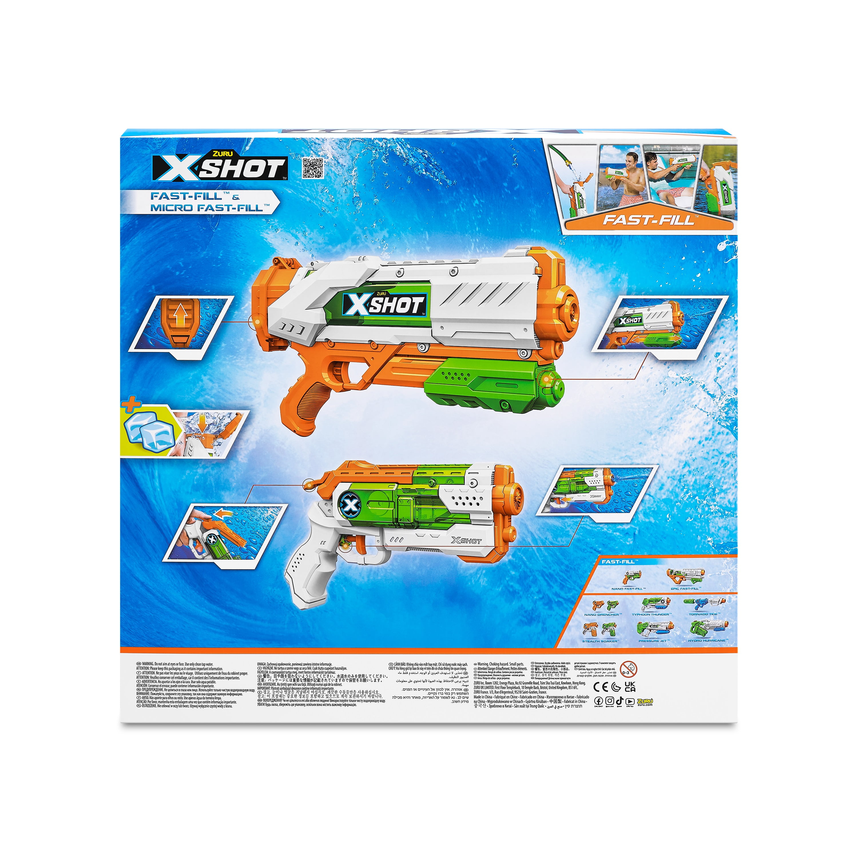 X-Shot Epic Fast-Fill Water Blaster Zuru Toys - ToyWiz