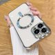 thumbnail image 1 of Luxury Plating Clear Magnetic For Wireless Charge Case For IPhone 14 13 12 11 Pro Max X XR XS 8 7 Plus Soft Silicone Cover, 1 of 5