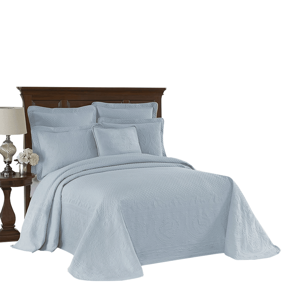 Bedspread, King Size Coverlets with Cotton and Weaving Loom, Modern