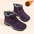 thumbnail image 4 of Men'S & Women'S Winter Fleece-Lined High Quality Snow Boots with Slip-Resistant Rubber Sole, All-Season Round Toe Short Ankle Boots - Warm Insulated Outdoor Walking Shoes for Elderly, 4 of 9