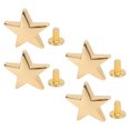thumbnail image 1 of Remaches De Metal De 10 Piezas, Lindos Cabezas De Uñas En Forma De Estrella Con Tornillos De Ph De 7 Mm Para Zapatos Decoración De Ropa, 1 of 7