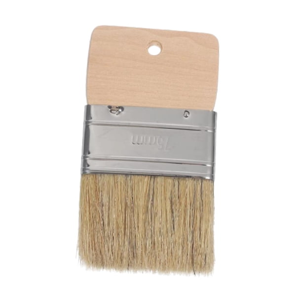 Pincel de pintura extra ancho, duradero, versátil, con cerdas de borde plano. 3 pulgadas