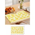 thumbnail image 6 of Pineapple Fruit Placemats Set of 6,Washable Woven Burlap Cloth Fabric Placemat for Square/Rectangle/Round/Oval Dining Table,Easy Clean Place Mats for Toddlers,Kids Summer Tropical Yellow Striped Grey, 6 of 6