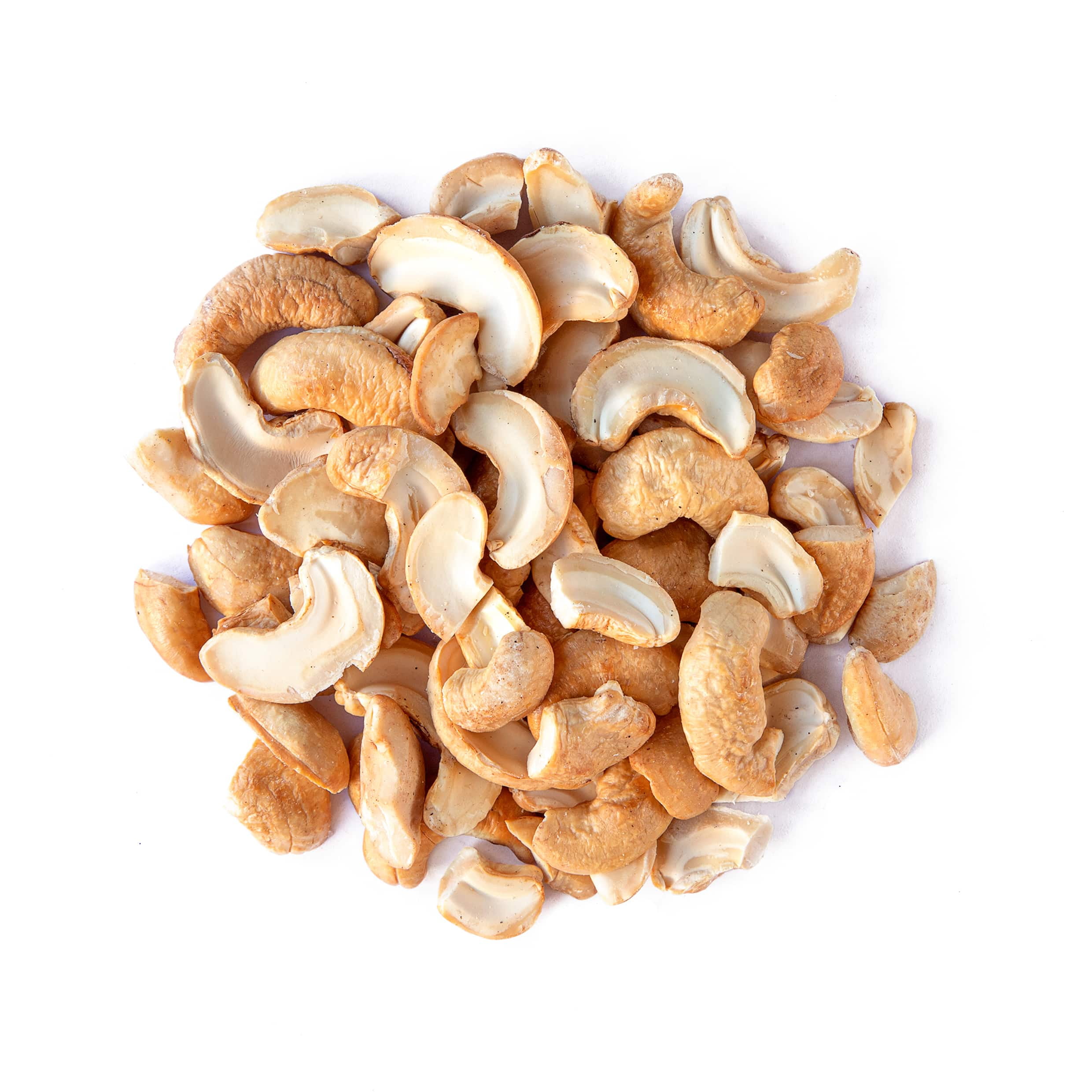 Dry Roasted Cashew Pieces with Himalayan Salt, 2 Pounds – Vegan Snack, Keto, Kosher