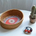 thumbnail image 2 of Cesta de frutas de ratán, cesta de almacenamiento, suministros de almacenamiento de cocina, mesa A, 2 of 5