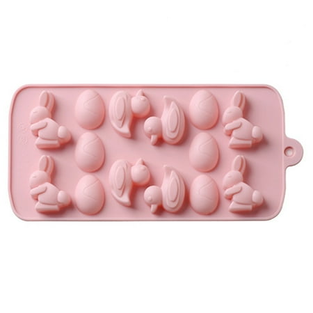 Fancyleo Cartoon Rabbit Duck Egg Mold Silicone Cake Baking Tools DIY Pastry Tools Chocolate Bread Ice