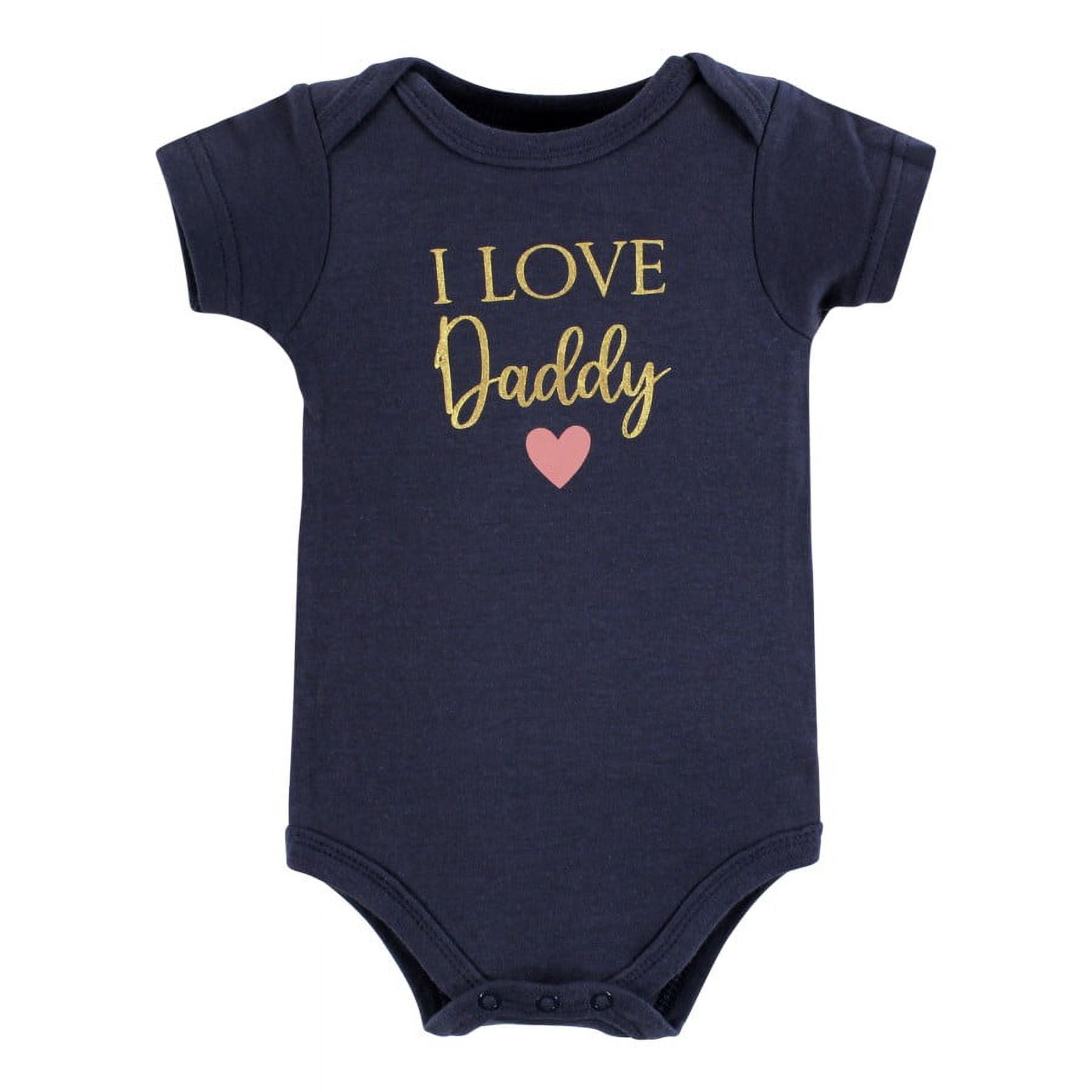 Hudson Baby Short Sleeve Bodysuits, 5-Pack, Newborn- 24 Months