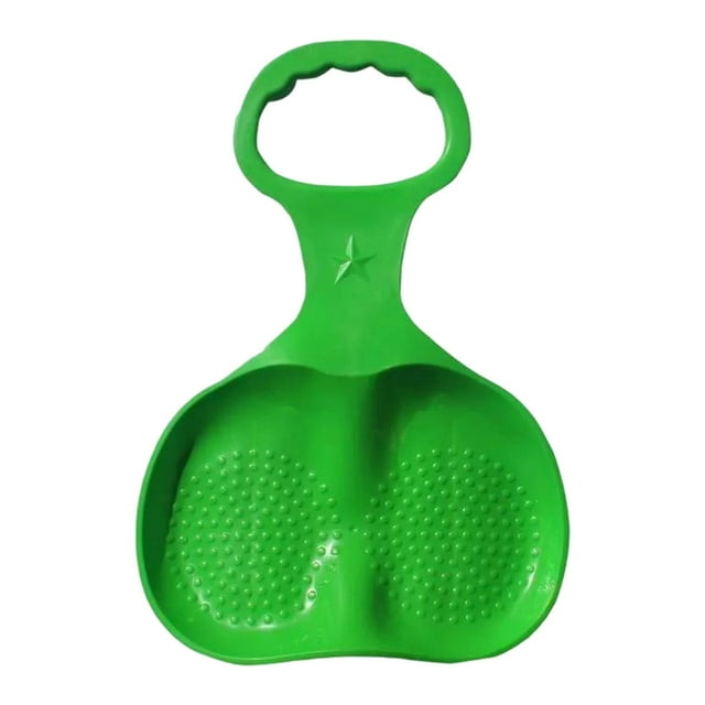 Trineo de nieve de invierno, trineo de con asa antideslizante, regalo de fiesta, de hierba, deslizador para patio trasero, niños y niñas, festival Verde