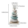 thumbnail image 3 of Big Savings karymi Mediterranean Style Stone Candle Holders Ornaments Handicrafts Wooden Display Table Decorations Birthday Gifts Room Decor Weekly Deal up to 90% off, 3 of 6
