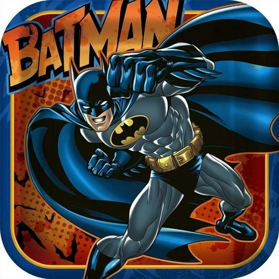 Batman Dinner Plates Birthday Party Supply Officially Licensed By Hallmark 8 Pcs