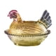 thumbnail image 1 of Plato de de pollo, plato de postre de mesa, elegante recipiente de vidrio para refrigerios, para despensa, café, mesa de comedor, hogar, boda Estilo A, 1 of 8