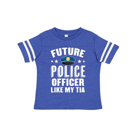 

Inktastic Future Police Officer Like My Tia Gift Toddler Boy or Toddler Girl T-Shirt