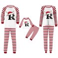 thumbnail image 5 of mgoYE Family Pajamas Winter Family Christmas Pajamas Matching Sets 2025 A-Z Letter Alphabet Xmas Holiday Pjs Cute Sleepwear Loungewear Jammies, 5 of 6