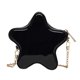thumbnail image 3 of Bolso de Hombro Yuyangstore Estrella con Cadena Resistente al Agua para Niñas Negro, 3 of 8