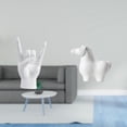 thumbnail image 2 of Figura Decorativa De Porcelana Con Gesto De Mano, Escultura Creativa De Animal, Adorno De Mesa Para Apartamento, Dormitorio, Sala De Estar U Oficina., 2 of 8