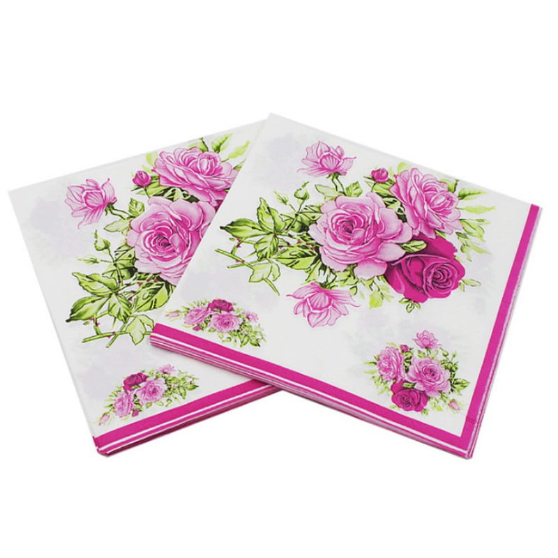 Details about   16 Blätter Palmenblatt Serviette Safe Chic Fine Gift Paper Tissue Decor 